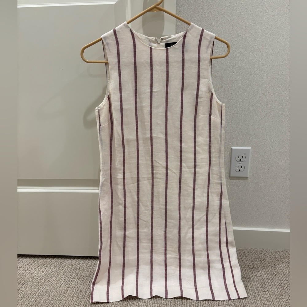 Pre-owned Theory linen mini dress
